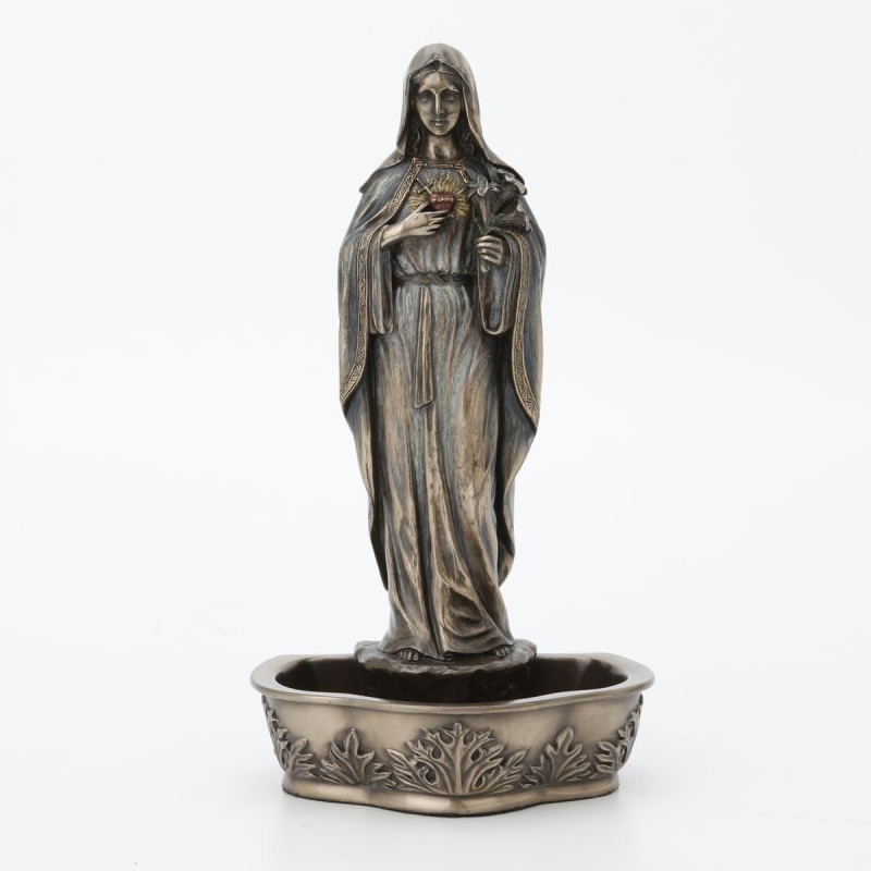 Figura Decorativa Corazón Inmaculado de Maria Fuente
