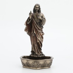 Figura Decorativa Sagrado Corazón de Jesús Fuente