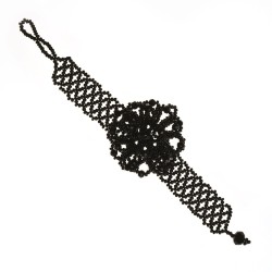 Pulsera Flor Chaquira Artesanal