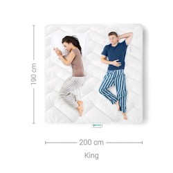 Cubre Colchón Extra Confort King Size Sognare