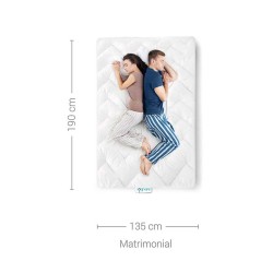 Cubre Colchón Extra Confort Matrimonial Sognare