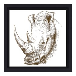 Cuadro Rinoceronte 106X106