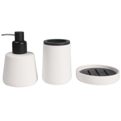 Home Nature Juego Nila de 3 Accesorios para Baño