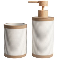 Home Nature Juego Emy de 2 Accesorios para Baño