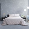 Funda Duvet  King Rayas Blanco 100% Algodón Home Nature