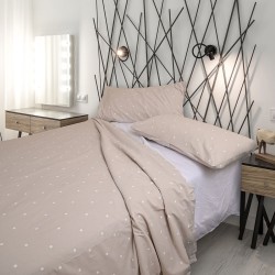 Funda Duvet Matrimonial / Queen Lunares 100% Algodón Home Nature