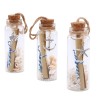Set Decorativo Mensaje en una Botella Náutica Diseño Conchita, Ancla y Estrella de Mar
