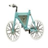 Figura Decorativa Reloj de Bicicleta Azul