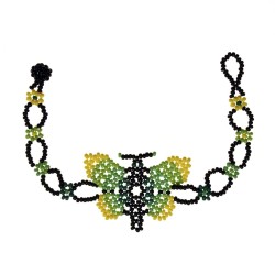 Pulsera Mariposa Chaquira Artesanal