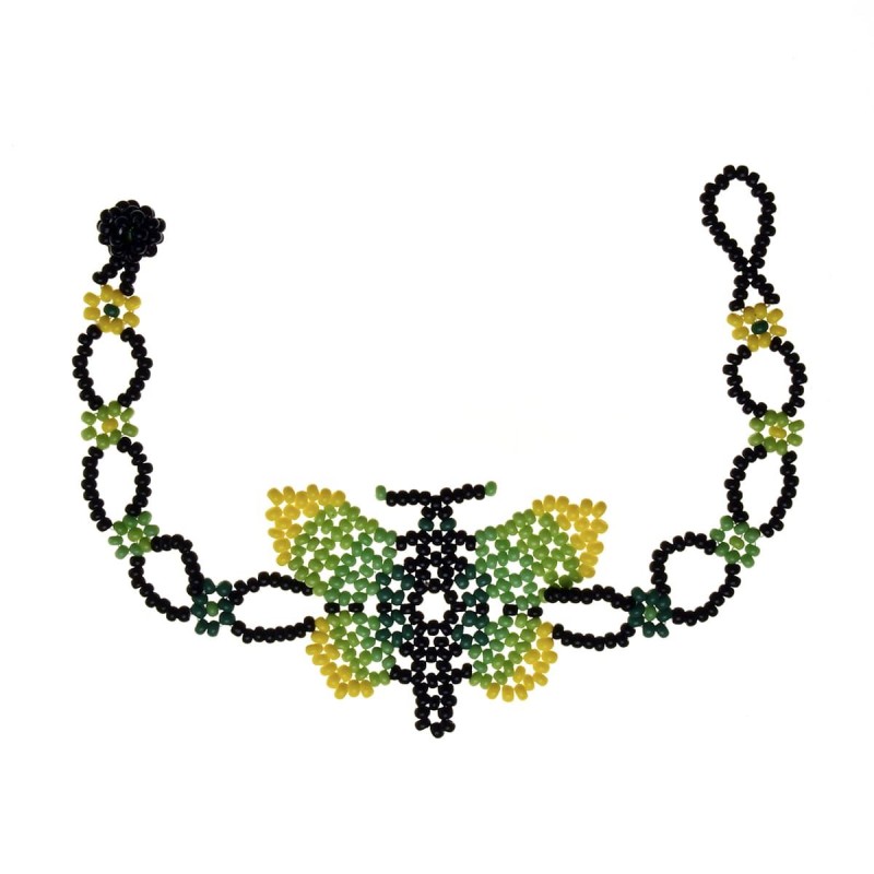 Pulsera Mariposa Chaquira Artesanal
