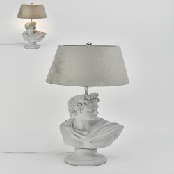 Lampara Busto Hermes de Resina