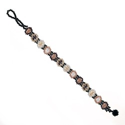 Pulsera Flor Chaquira Artesanal