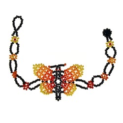 Pulsera Flores Chaquira Artesanal