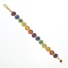 Pulsera Flor Chaquira Artesanal