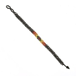 Pulsera Tubo Chaquira Artesanal