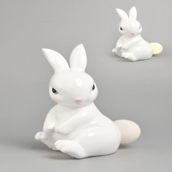 Conejo Blanco con Cola Led