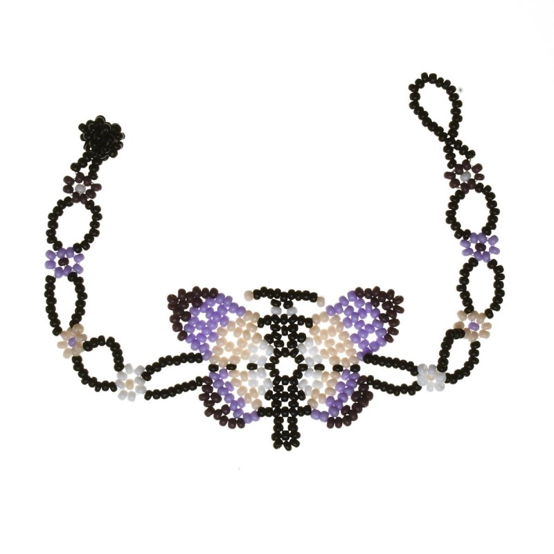 Pulsera Mariposa Chaquira Artesanal