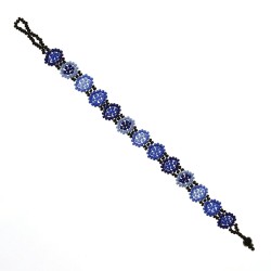 Pulsera Flor Chaquira Artesanal
