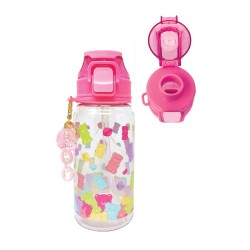 Botella Para Agua Con Boquilla 2 En 1, Gummy Bear Hot Focus 432gb