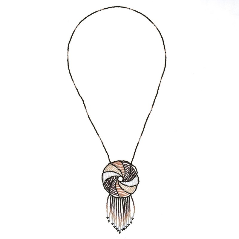 Collar Puntas Chaquira Artesanal