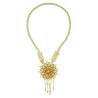 Collar Flor Chaquira Artesanal