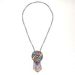 Collar Puntas Chaquira Artesanal