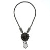 Collar Flor Chaquira Artesanal
