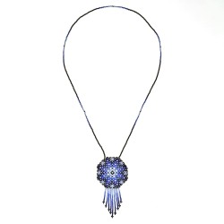 Collar Flor Chaquira Artesanal