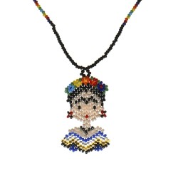 Collar Frida Chaquira Artesanal