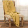 Frazada Home & Details Boho 127X152Cm Mostaza