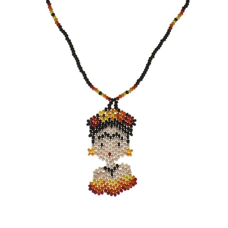 Collar Frida Chaquira Artesanal