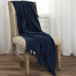 Frazada Home & Details Boho 127X152 Azul