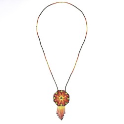 Collar Hilo Chaquira Artesanal