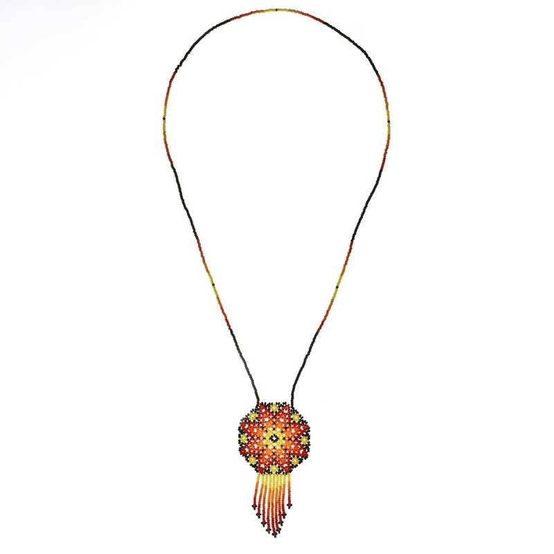 Collar Hilo Chaquira Artesanal