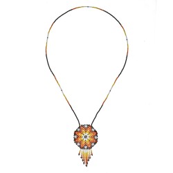 Collar Hilo Chaquira Artesanal