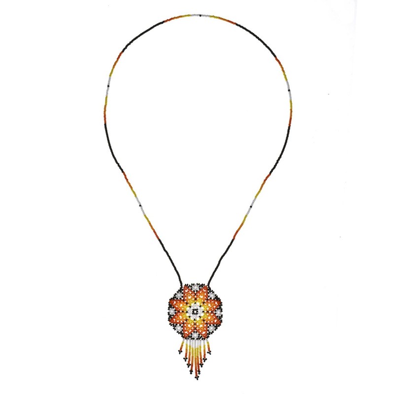 Collar Hilo Chaquira Artesanal