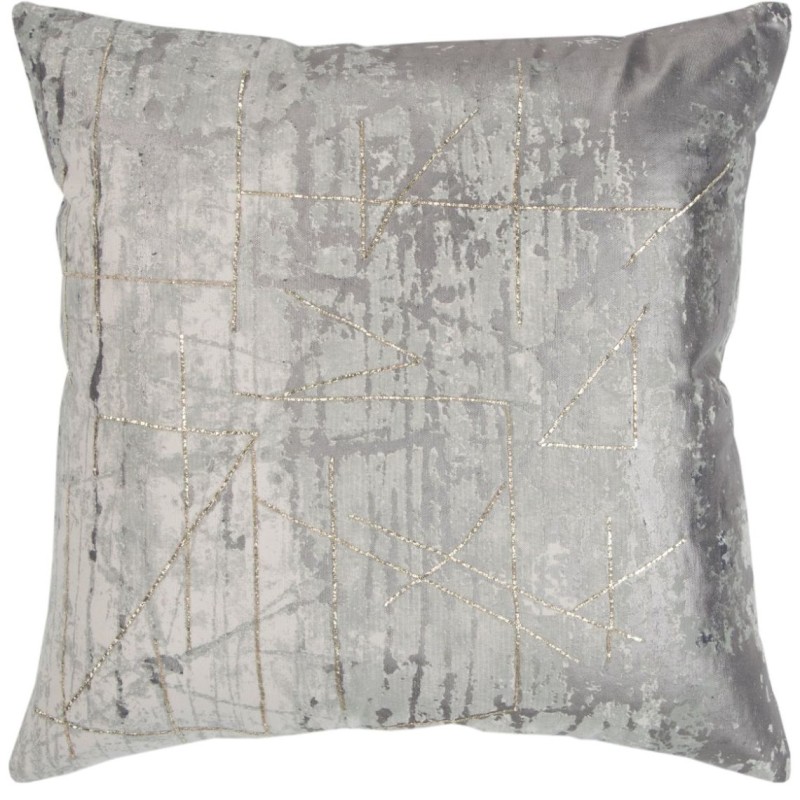Cojin Home & Details Abstracto 50X50Cm Gris