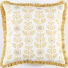 Cojin Home & Details Flores 50X50Cm Amarillo