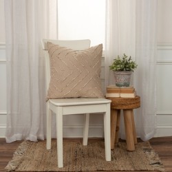 Cojin Home & Details Lineas 50X50Cm Nude