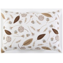 Riñonera Home & Details Hojas 35X50Cm Cafe