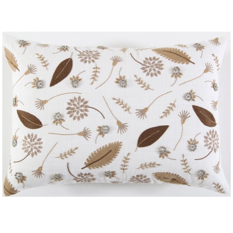 Riñonera Home & Details Hojas 35X50Cm Cafe