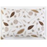 Riñonera Home & Details Hojas 35X50Cm Cafe