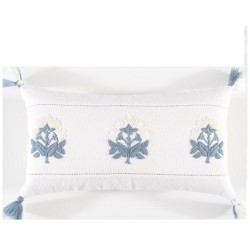 Riñonera Home & Details Flor 35X66Cm Azul