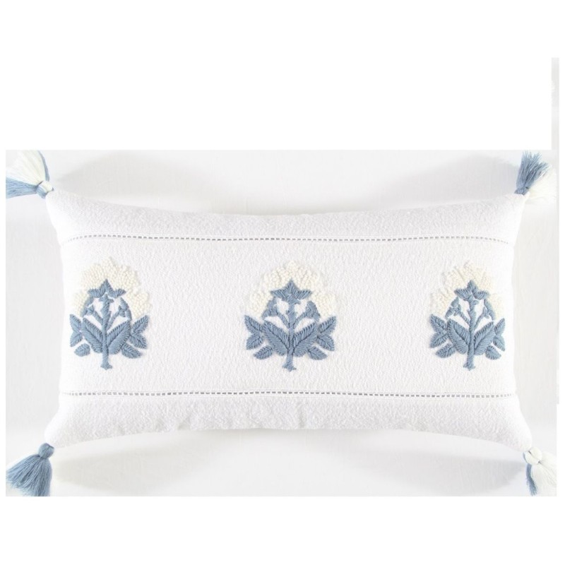 Riñonera Home & Details Flor 35X66Cm Azul