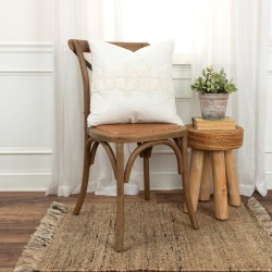 Cojin Home & Details Poly 50X50Cm Blanco