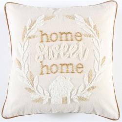 Cojin Home & Details Sweet Home 50X50Cm Ivory