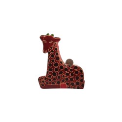 Figura Decorativa Alcancía Jirafa Sentada