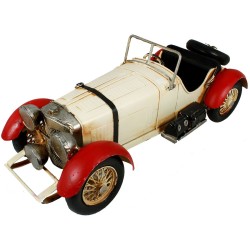 Figura Auto Antiguo Decorativo Tipo Formula 1