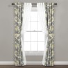 Cortina Botanic Garn Set  6 Pc 1.04X.84 Ama/gris Triangle
