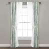 Cortina Botanical Garn Set  6 Piezas 1.04X.84 Teal Triangle